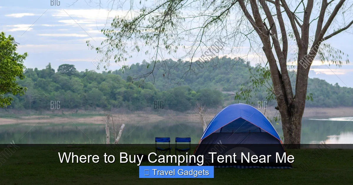Where to Buy Camping Tent Near Me
