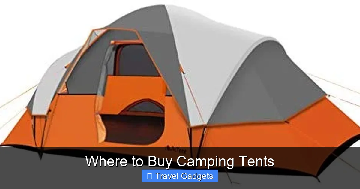 Where to Buy Camping Tents