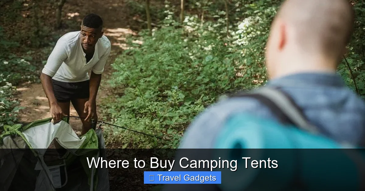 Where to Buy Camping Tents