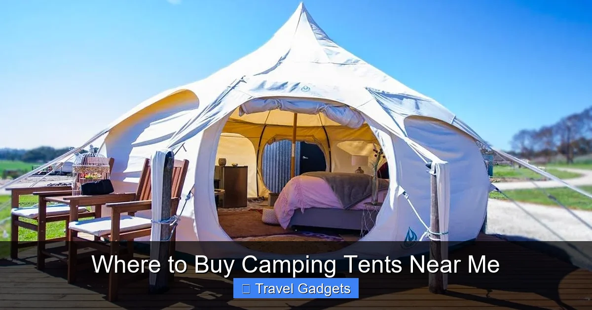 Where to Buy Camping Tents Near Me