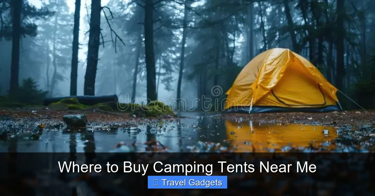 Where to Buy Camping Tents Near Me