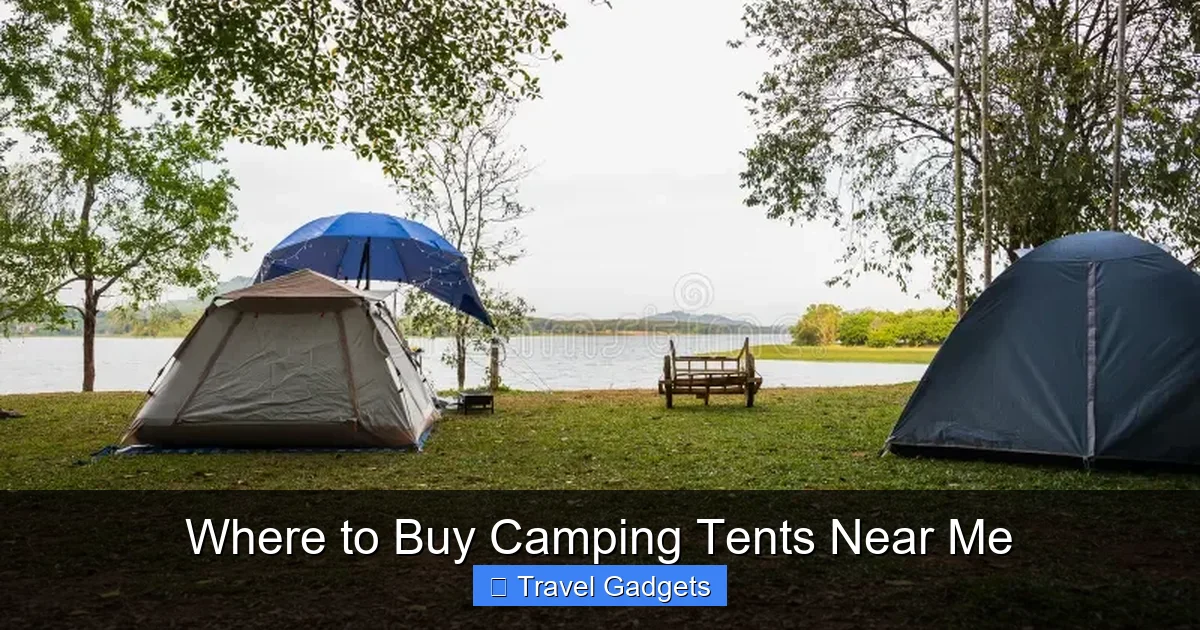Where to Buy Camping Tents Near Me