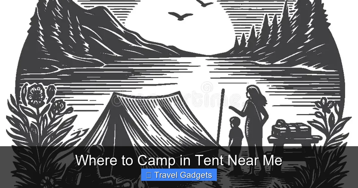 Where to Camp in Tent Near Me