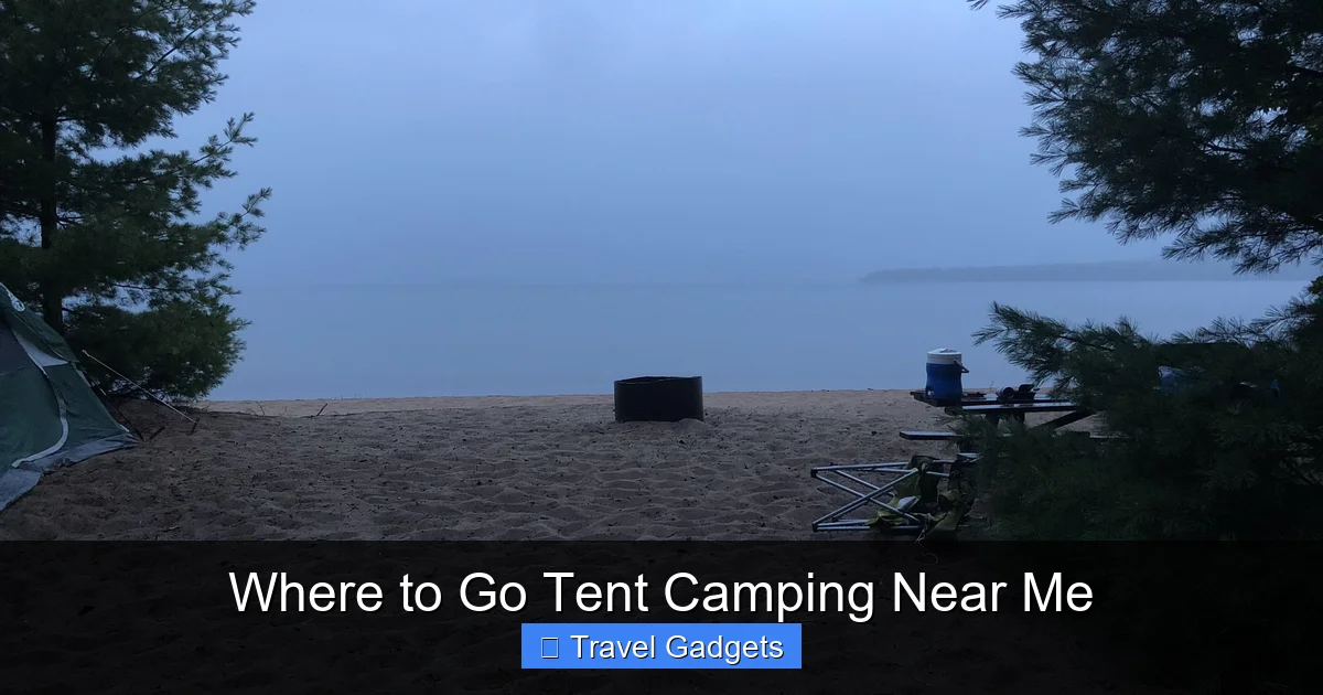 Where to Go Tent Camping Near Me