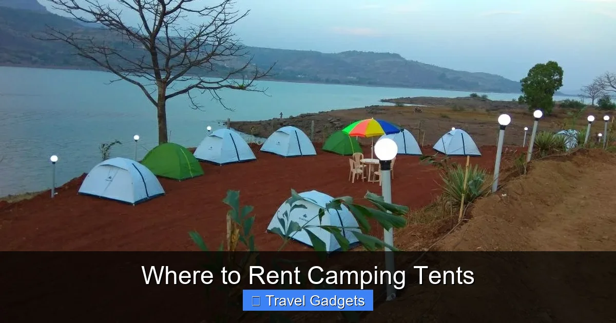 Where to Rent Camping Tents