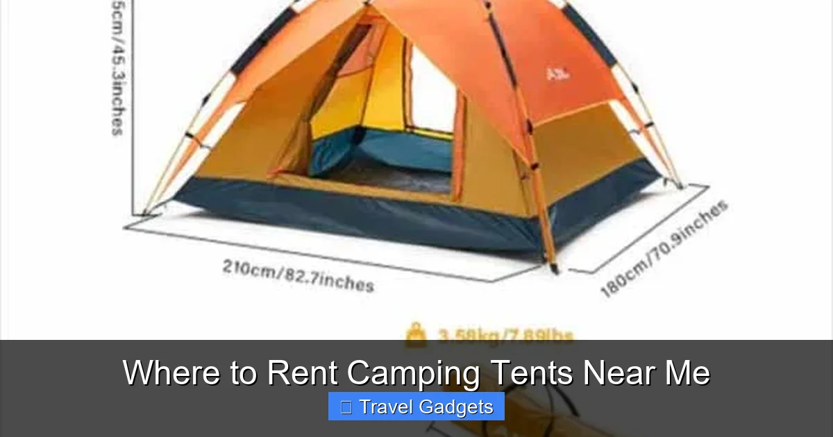 Where to Rent Camping Tents Near Me