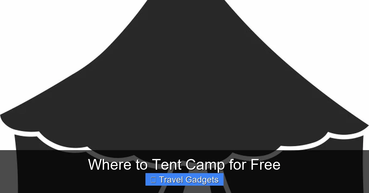 Where to Tent Camp for Free