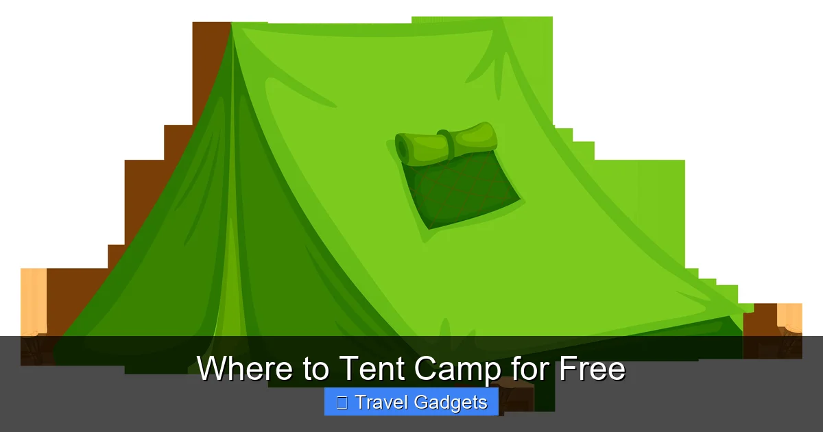 Where to Tent Camp for Free