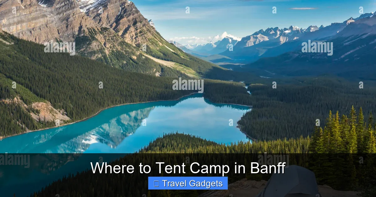 Where to Tent Camp in Banff