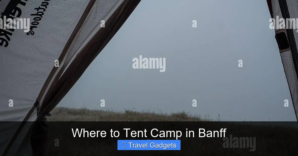 Where to Tent Camp in Banff