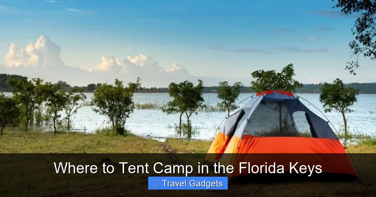 Where to Tent Camp in the Florida Keys