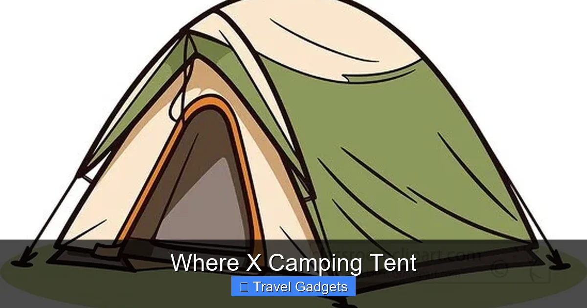 Where X Camping Tent