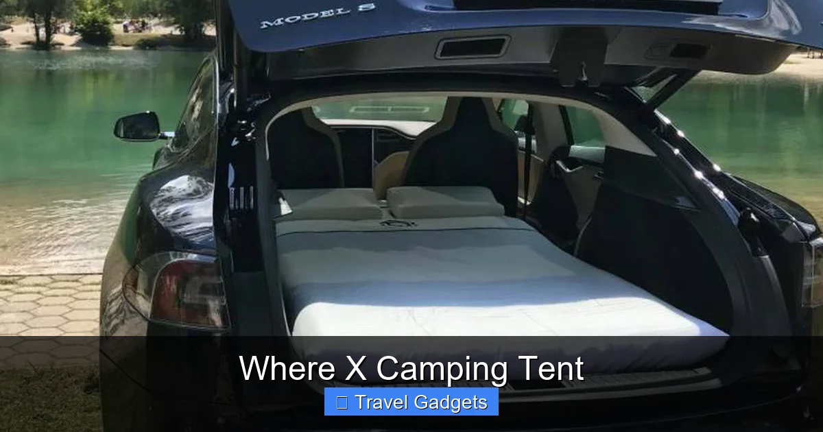 Where X Camping Tent