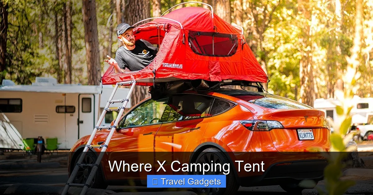Where X Camping Tent