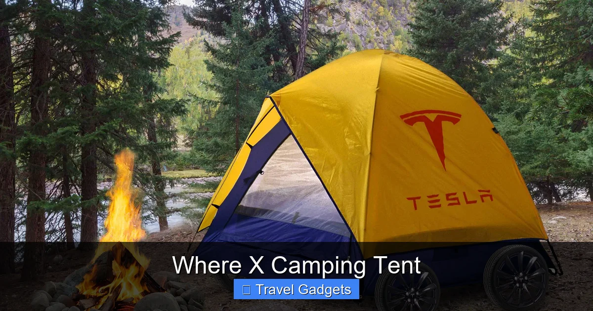Where X Camping Tent