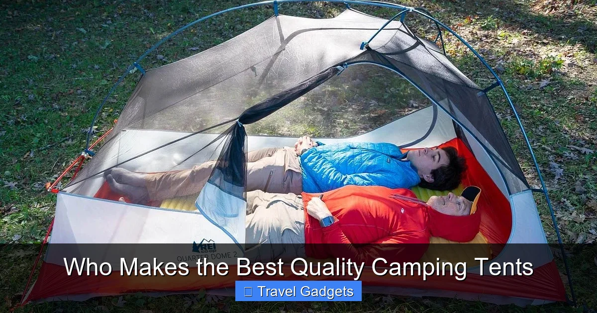 Who Makes the Best Quality Camping Tents