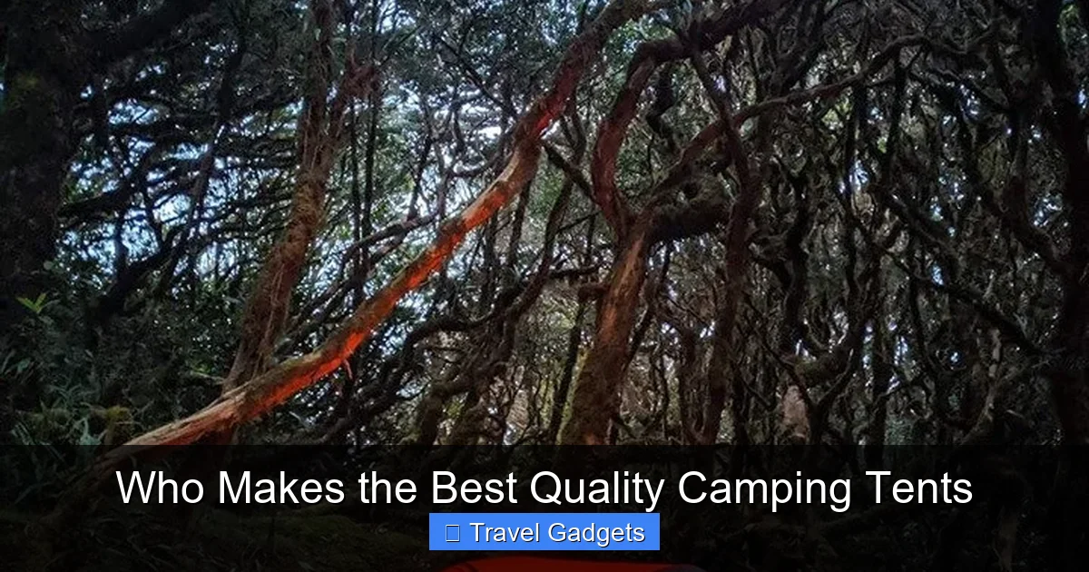 Who Makes the Best Quality Camping Tents