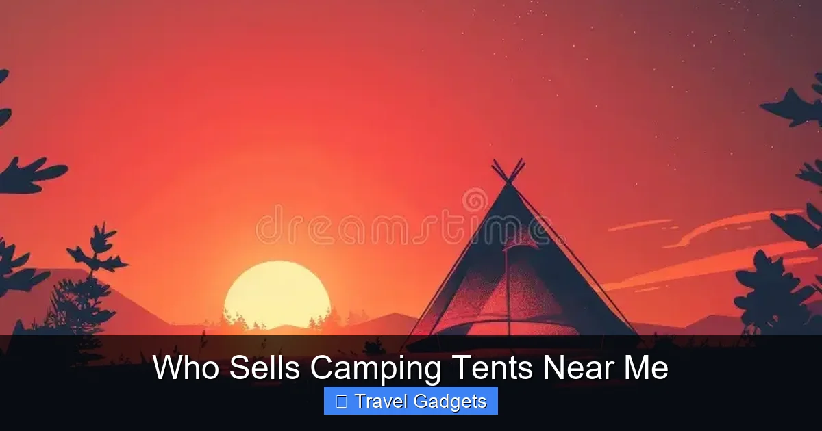 Who Sells Camping Tents Near Me