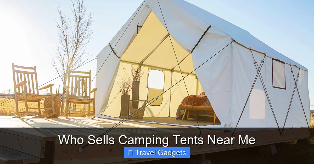 Who Sells Camping Tents Near Me