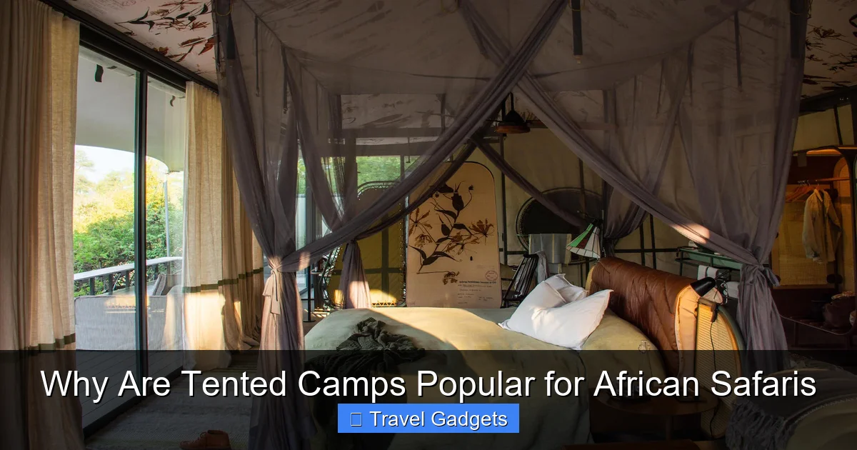 Why Are Tented Camps Popular for African Safaris