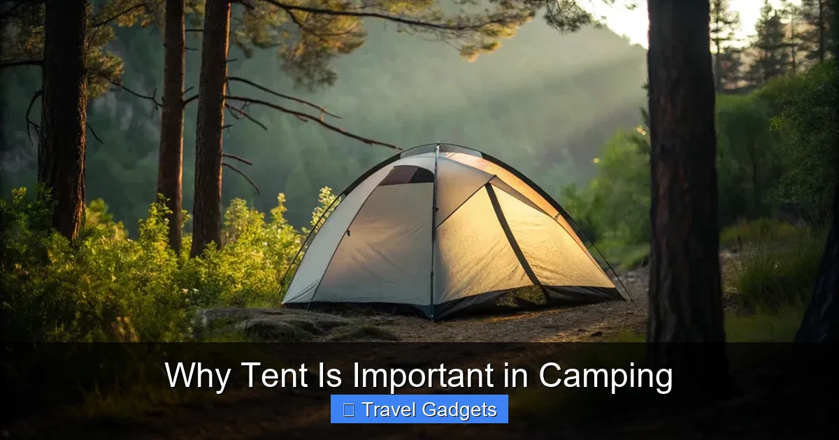 Why Tent Is Important in Camping