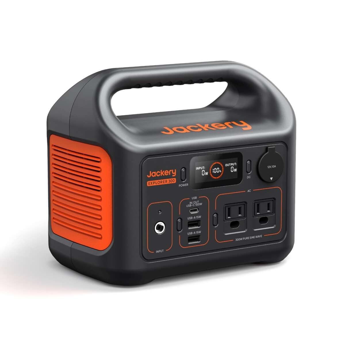 Jackery Portable Power Station Explorer 300, 292Wh Backup LiFePO4 Battery, Solar