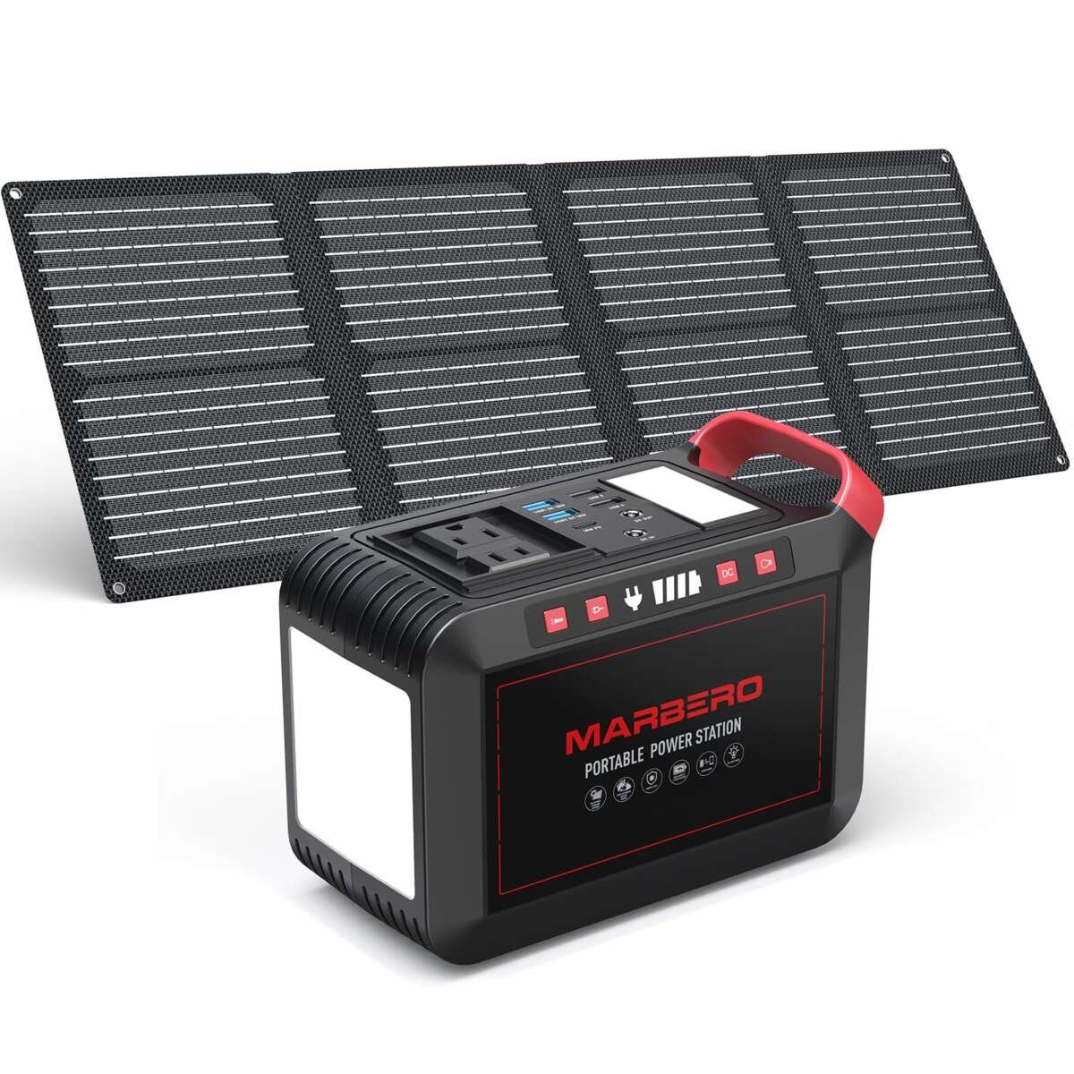 MARBERO 237Wh Solar Generator with Solar Panel Included Portable Power Station 3