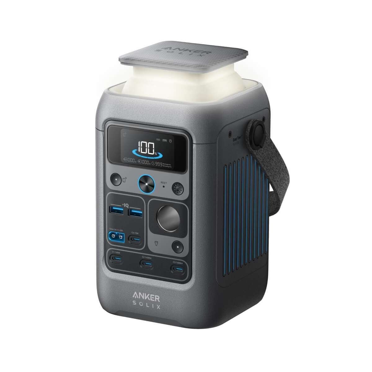 Anker SOLIX C300 DC Power Bank Station, Outdoor 288Wh Portable Power Station, Li