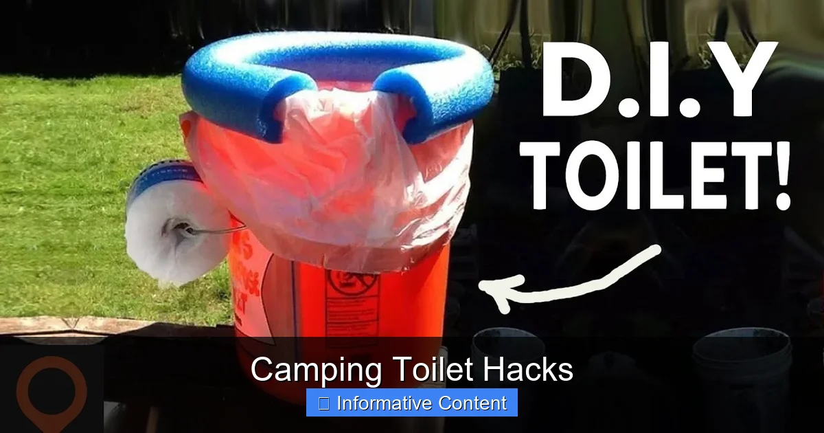 Camping Toilet Hacks