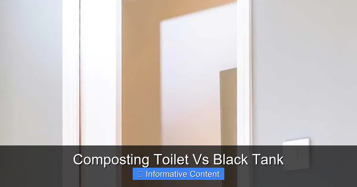 Composting Toilet Vs Black Tank