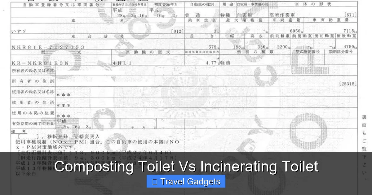 Composting Toilet Vs Incinerating Toilet