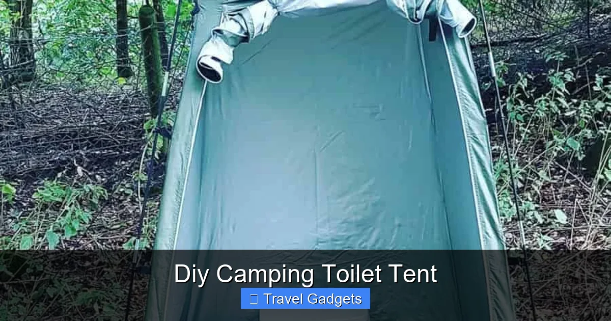 Diy Camping Toilet Tent
