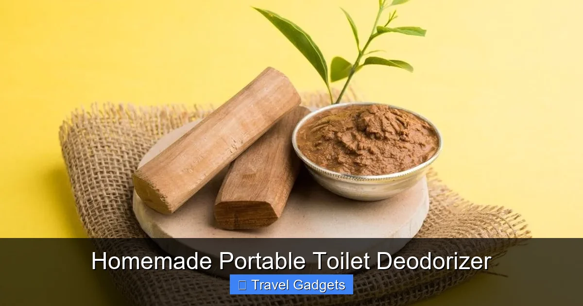 Homemade Portable Toilet Deodorizer