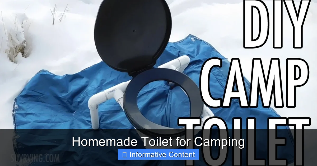Homemade Toilet for Camping
