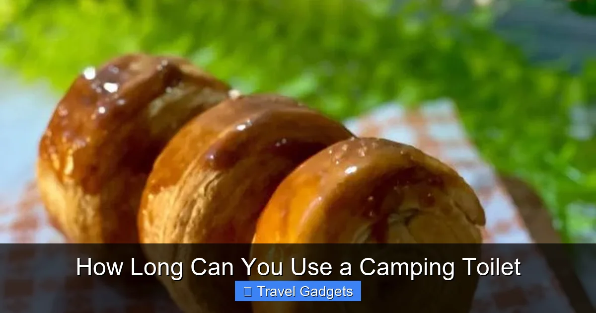 How Long Can You Use a Camping Toilet