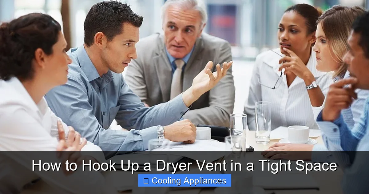 How to Hook Up a Dryer Vent in a Tight Space
