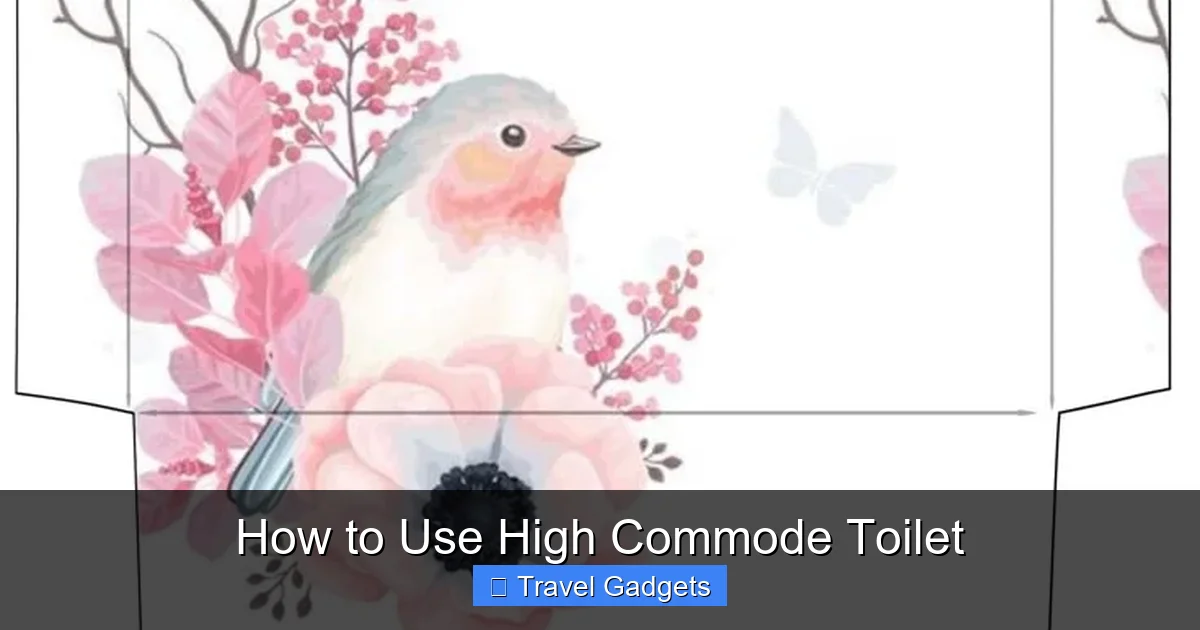 How to Use High Commode Toilet