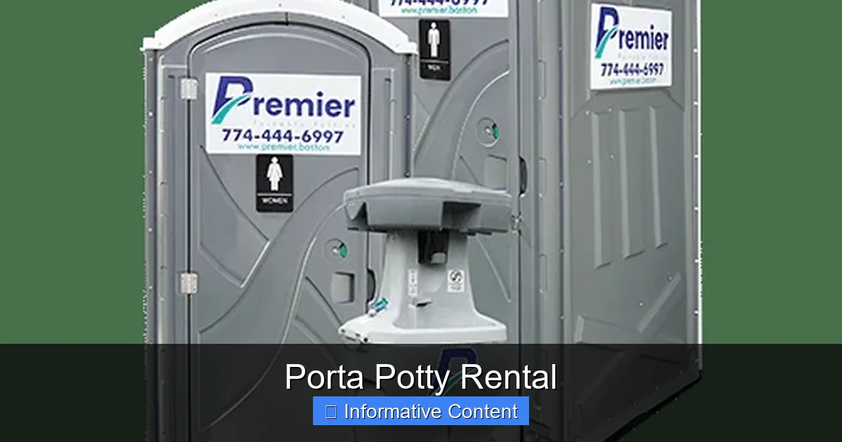 Porta Potty Rental