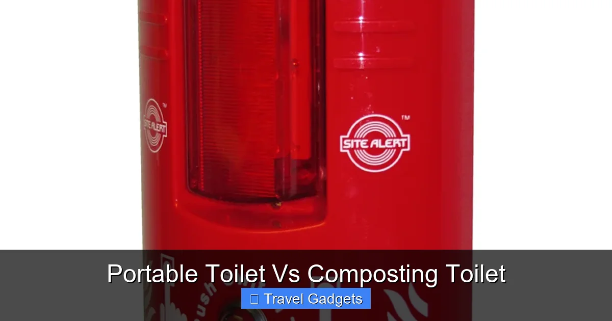 Portable Toilet Vs Composting Toilet