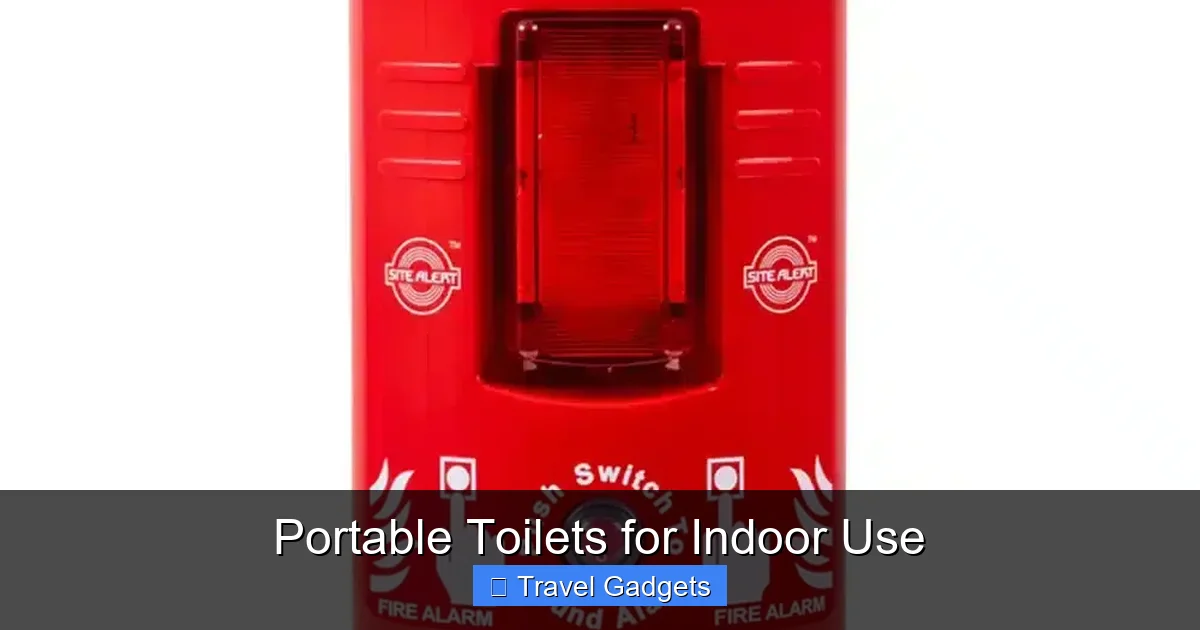 Portable Toilets for Indoor Use