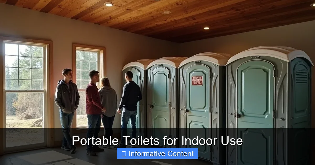 Portable Toilets for Indoor Use