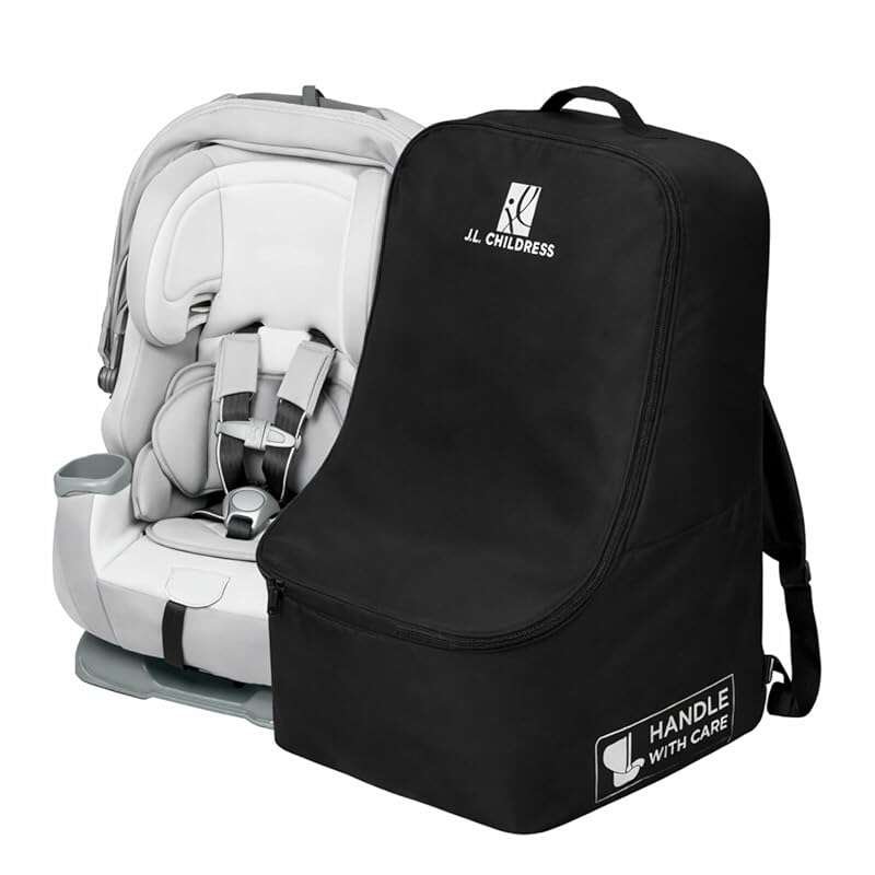 J.L. Childress Padded Backpack Car Seat Bag - Fits Most Baby Carriers