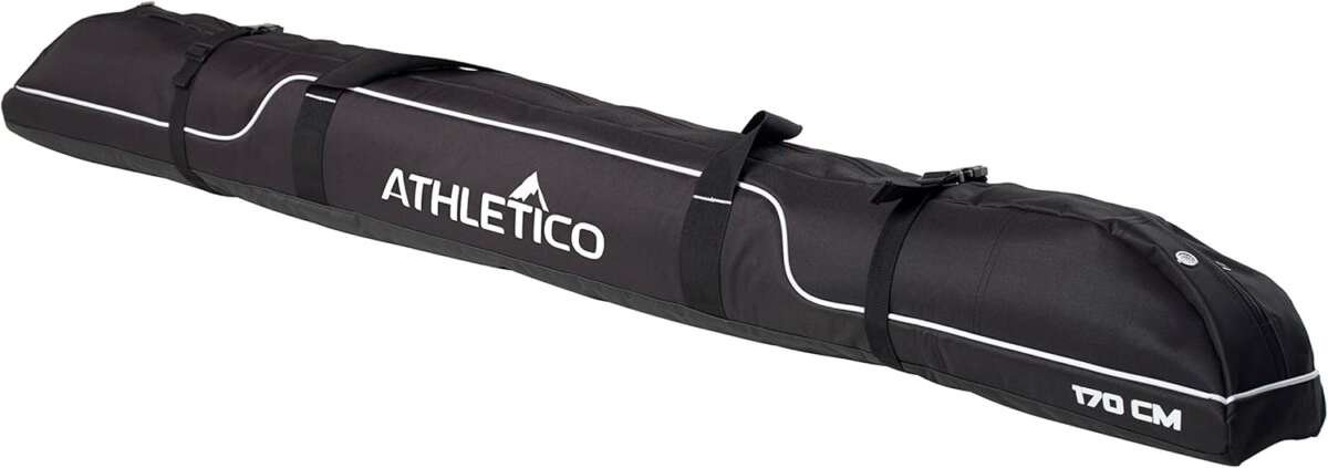 Athletico Diamond Trail Padded Ski Bag for Easy Travel, Perfect for Single Ski Transport