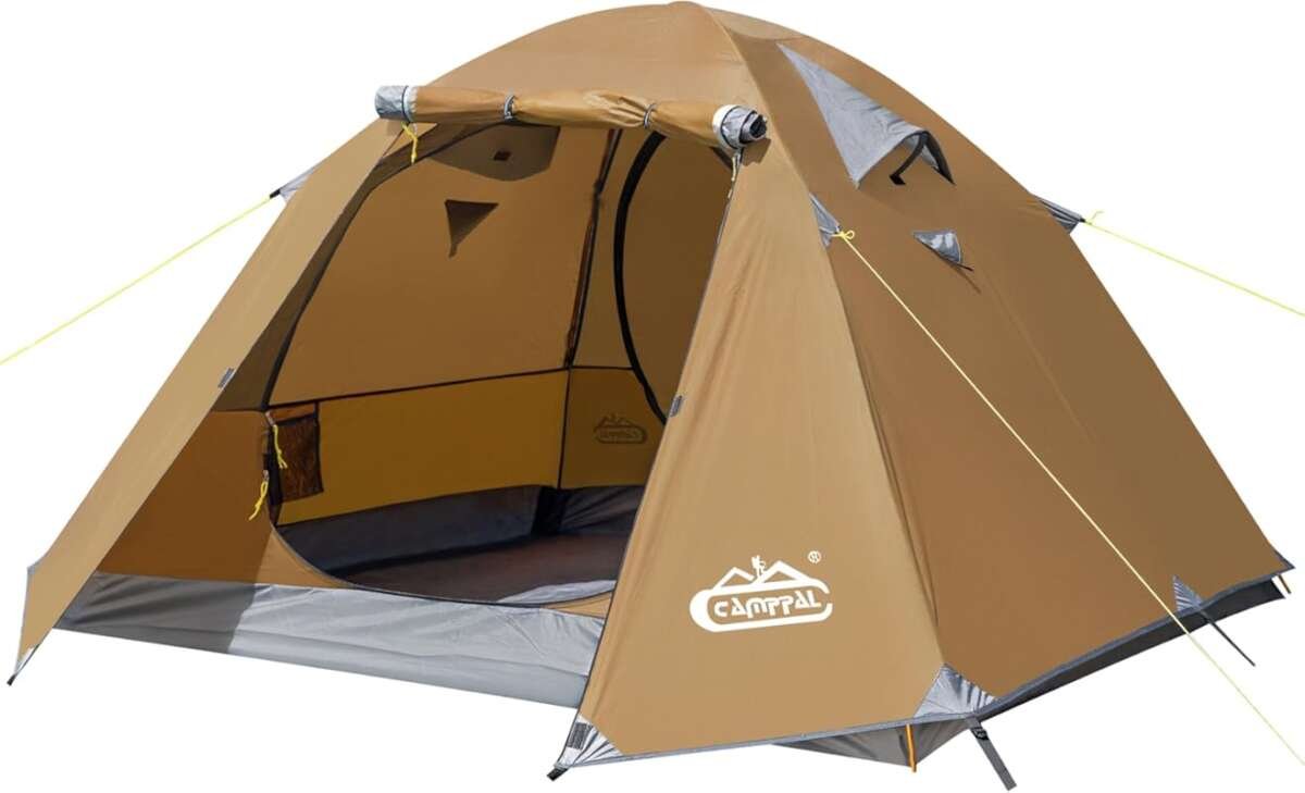 2-3 Person Backpacking Tent - Lightweight, Double Door, Waterproof 3-S
