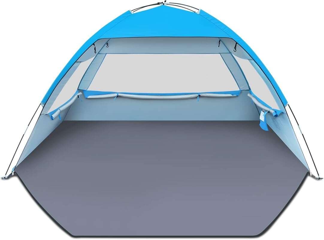 Gorich Beach Tent Sun Shelter for 3-10 Persons, Lightweight, UPF 50+ U