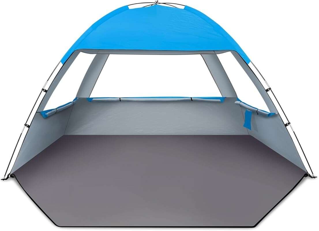 Venustas Beach Tent Sun Shelter for 3-8 Persons, Lightweight, UPF 50+