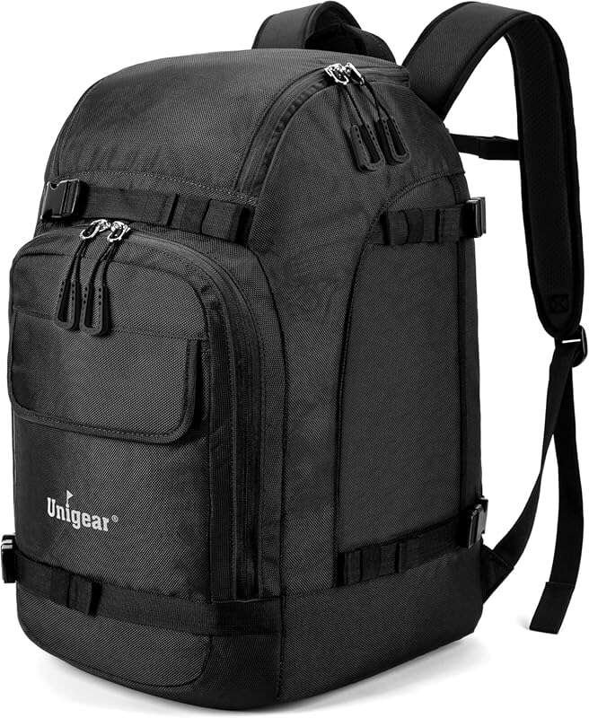 Unigear Ski Boot Bag Backpack - 50L/70L for Helmet, Goggles, Skis & Ac