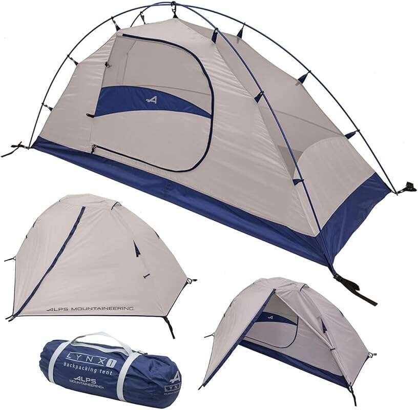 ALPS Mountaineering Lynx 1 Lightweight Backpacking Tent for Solo Campi