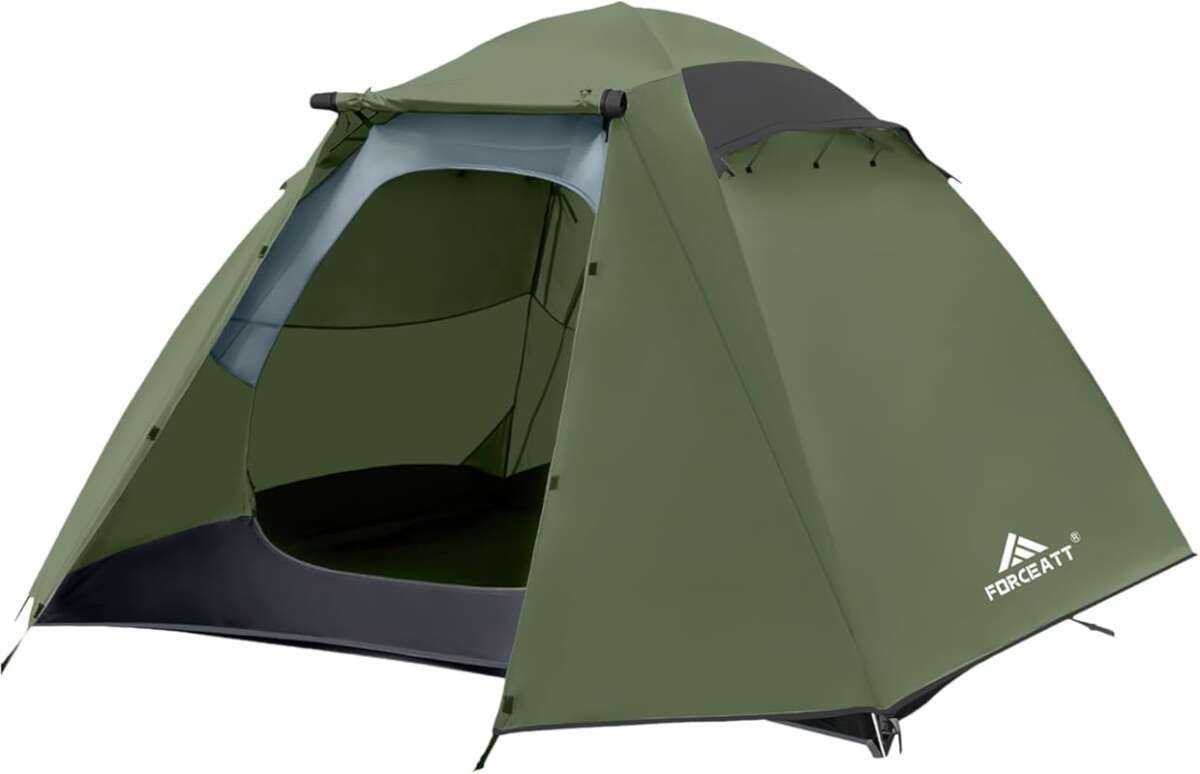 Lightweight Waterproof Backpacking Tent for 2/3/4 People, Windproof & 