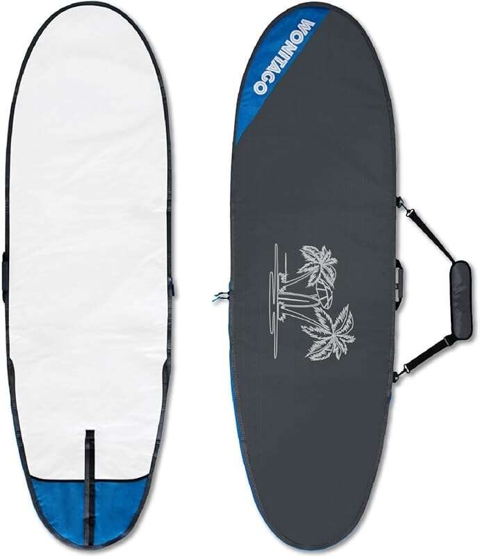 Zippered Surfboard Bag with Shoulder Strap for Sizes 7'0 to 10'0 - Ide